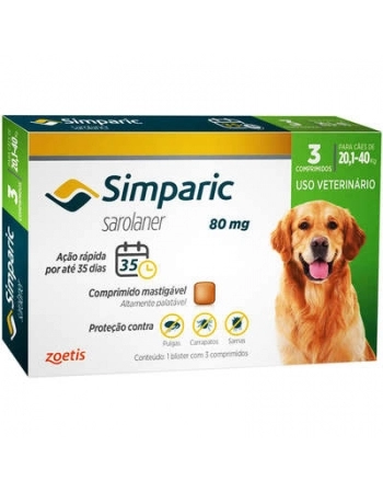 SIMPARIC TAB 80MG(20,1-40KG) CX3