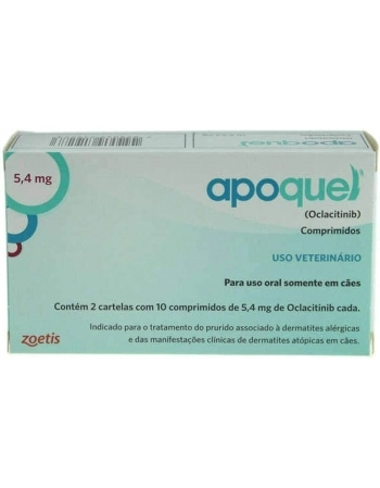 APOQUEL 5,4 MG 20 COMPR