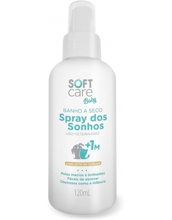 SOFT CARE BABY BANHO A SECO SPRAY DOS SONHOS 120ML