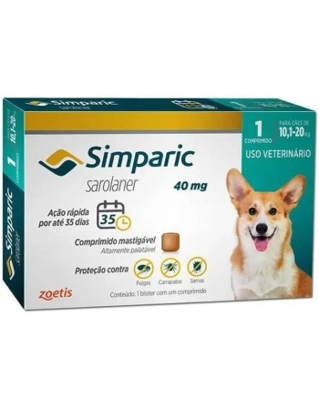 SIMPARIC TAB 40MG(10,1-20KG) CX1